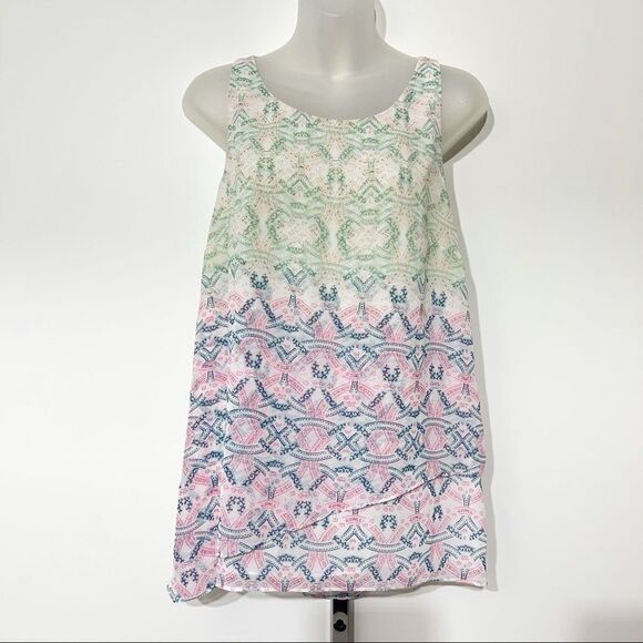 CAbi chiffon wrap tank top blouse shirt small EUC - Picture 2 of 13